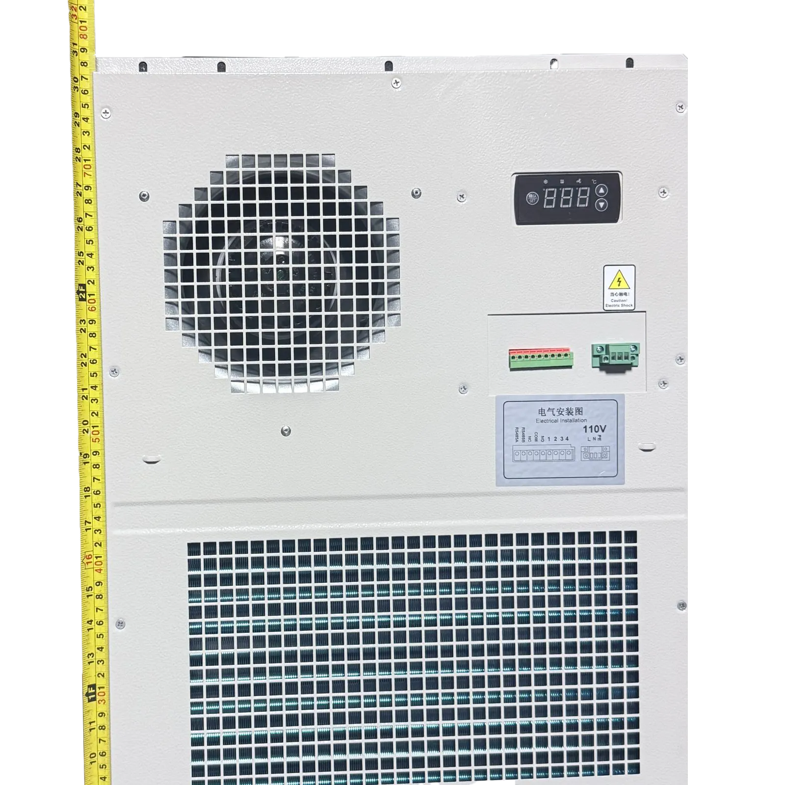 Enclosure Air Conditioner - MCA Series Industrial Air Conditioning Unit, Cooler and Heater (optional) for Network Cabinet Enclosures (2000W 110V 60Hz)