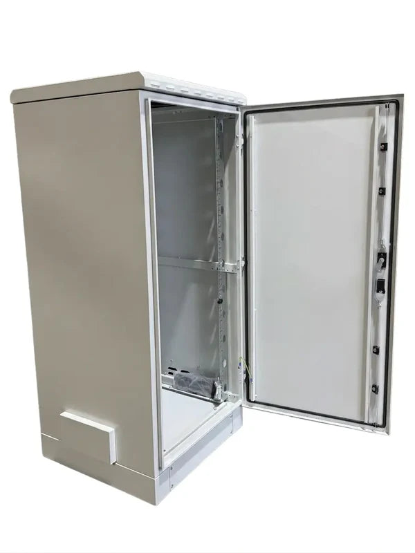 Industrial galvanized housing built for network cabinet cooling duty