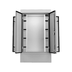 22U 19" Outdoor Fiber Optic Rack Cabinet Enclosure – 400mm Depth (16") | Weatherproof & IP66 Rated