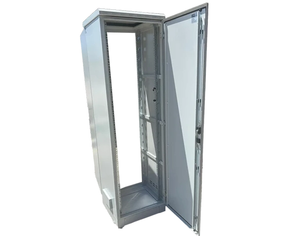 IP66 rated outdoor 42U server rack cabinet for pole or wall mounted sites