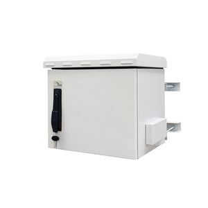 Gabinete de red para exteriores de pie 7U - Gabinete de red de pared simple, resistente a la intemperie y con clasificación IP55 | Resistente al polvo y al agua, listo para ventilador | 600 mm de ancho x 450 mm de profundidad (24"x 18")