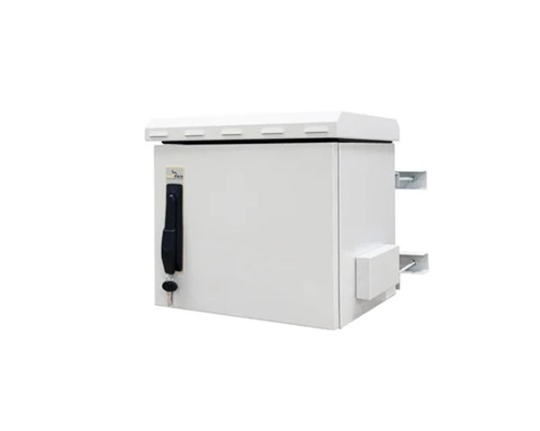 STURDX Outdoor Security Series™ 5U IP66 Weatherproof Galvanized Steel Outdoor Mini Security Cabinet (15" × 16" / 371 × 400 mm)