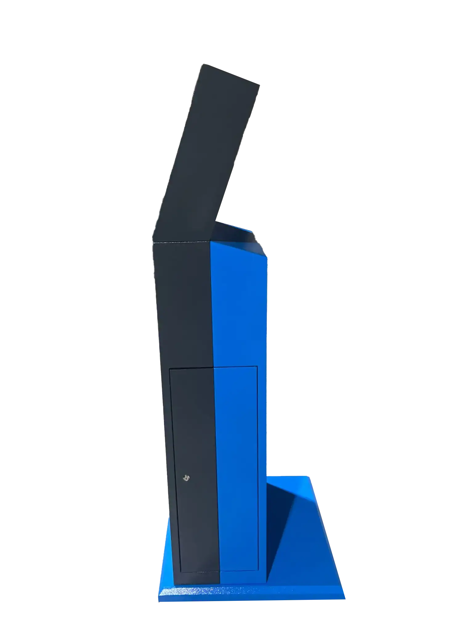 Mobile Industrial Computer Cabinet V1 | Mobile Workstation Cart Holds LCD Monitor & PC, keyboard, mouse| (STV-VATPC21018V1)
