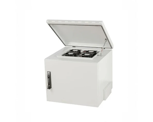 STURDX Essential Series™ 7U IP66 Weatherproof Galvanized Steel Outdoor Network Cabinet | 24