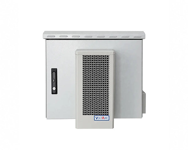 9U Outdoor Network Cabinet Enclosure – IP66 Rated Weatherproof for Telecom, Fiber, and Server Equipment | 600mm x 450mm / 24" x 18" Floor, Pole and Wall Mount STV-HC-9U450