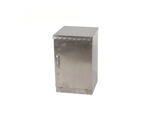 STURDX Essential Series™ 20U IP66 Weatherproof Stainless Steel Outdoor Network Cabinet | 24" × 40" (600 × 1000 mm) | 19-Inch Rack Enclosure