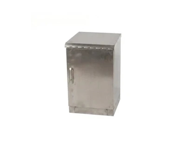 STURDX Essential Series™ 16U IP66 Weatherproof Stainless Steel Outdoor Network Cabinet | 24" × 24" (600 × 600 mm) | 19-Inch Rack Enclosure