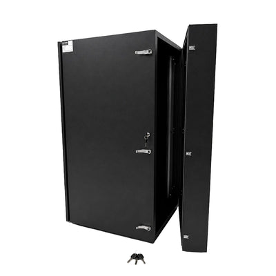 24U 19" IP66 Weatherproof Swing Out Network Enclosure with Air Conditioning