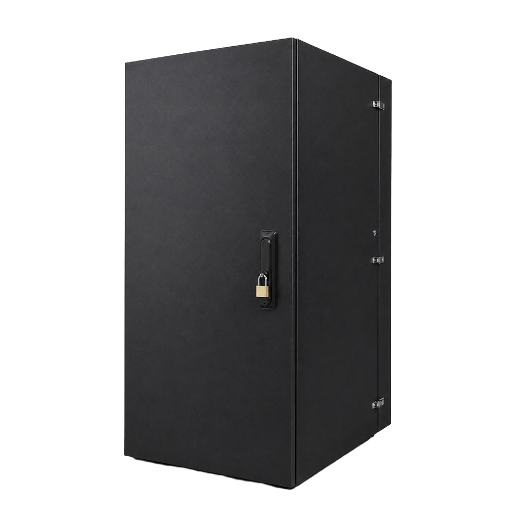 24U 19" IP66 Weatherproof Swing Out Network Enclosure with Air Conditioning