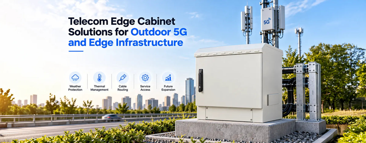 Telecom network cabinet for outdoor 5G and edge infrastructure - STURDX telecom edge cabinet solutions