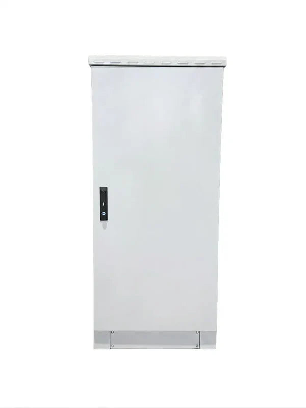 STURDX Climate Series™ 16U IP66 Weatherproof Galvanized Steel Outdoor Network Cabinet with Air Conditioner | 24" × 40" (600 × 1000 mm) | 19-Inch Rack Enclosure