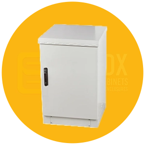 20U outdoor network cabinet size option for compact field cabinets