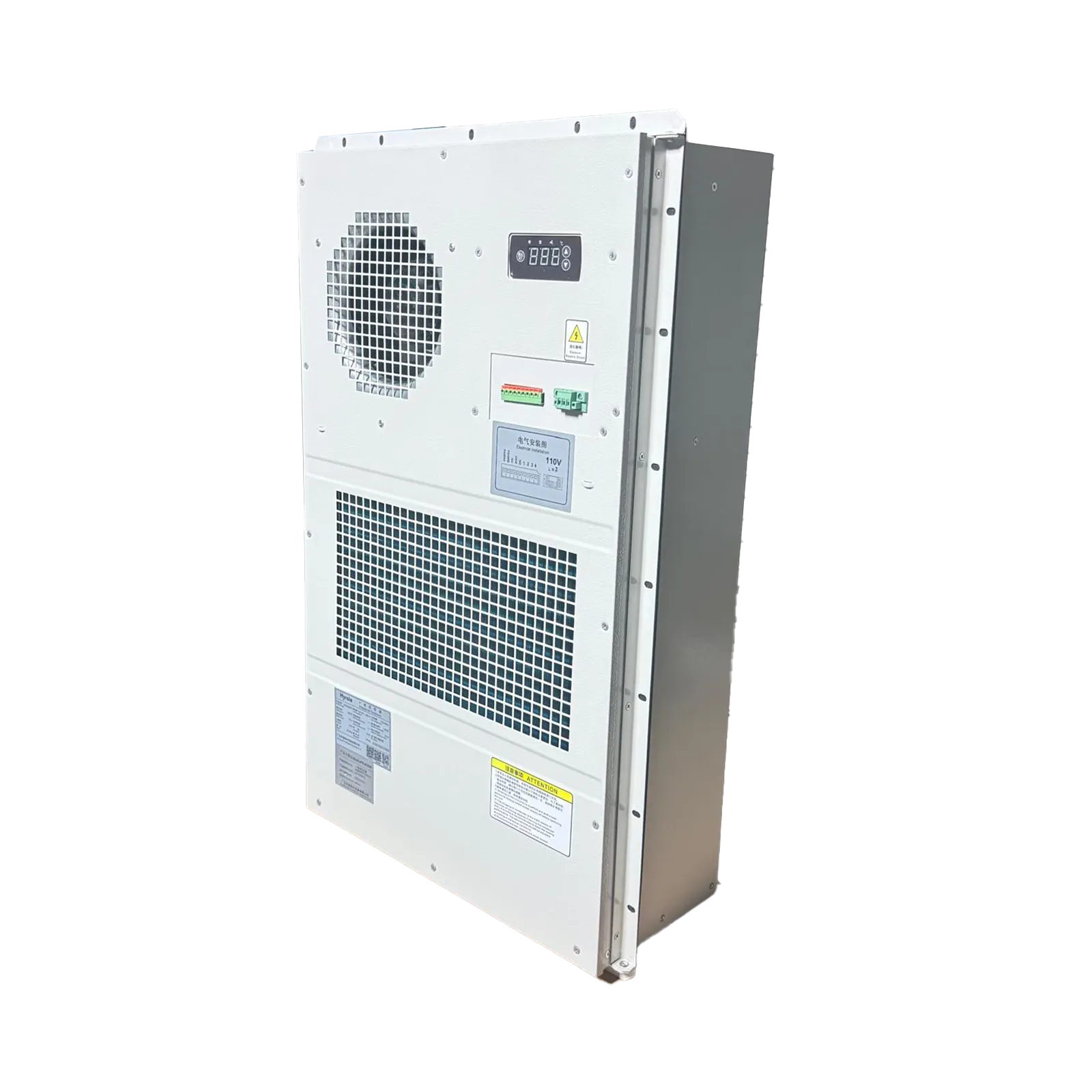 Enclosure Air Conditioner - MCA Series Industrial Air Conditioning Unit, Cooler and Heater (optional) for Network Cabinet Enclosures (2000W 110V 60Hz)