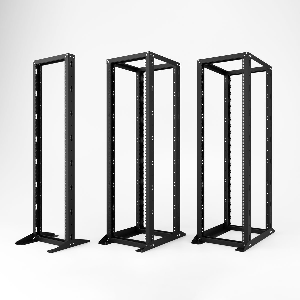 42U Open Frame 4 Post Server Rack - Steel Build - Sturdx